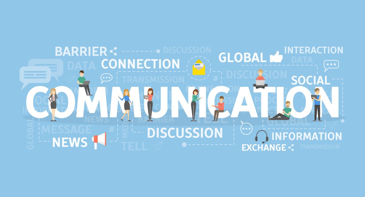 Communication concept illustration of discussion, interaction and exchanging