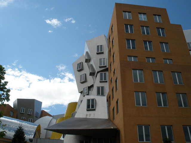 Frank Gehry building at MIT in Boston, Massachusetts, USA