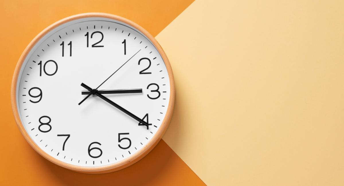 A wall clock